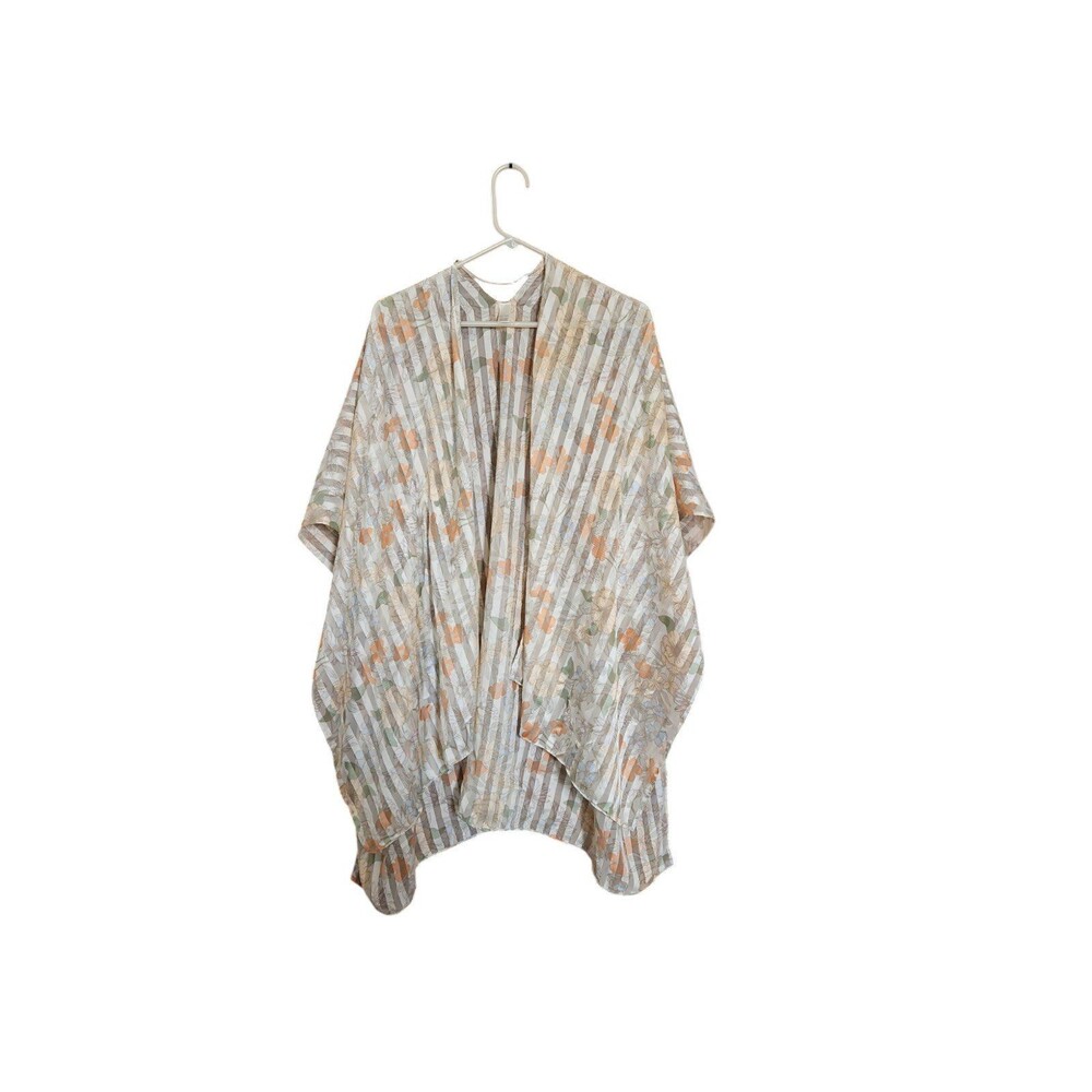 EXCELLENT CONDITION Women's Swim Cover Up Kimono Floral C. Est. 1946 One Size